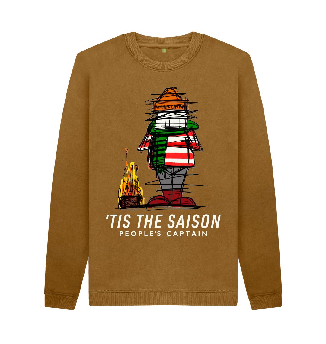Brown 'Tis The Saison Mens Sweatshirt