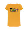 Mustard Women's Large Logo Yellow T-Shirt