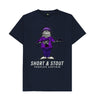 Navy Blue Men's Short & Stout T-Shirt