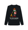 Black 'Tis The Saison Womens Sweatshirt
