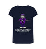 Navy Blue Women's Short & Stout T-Shirt