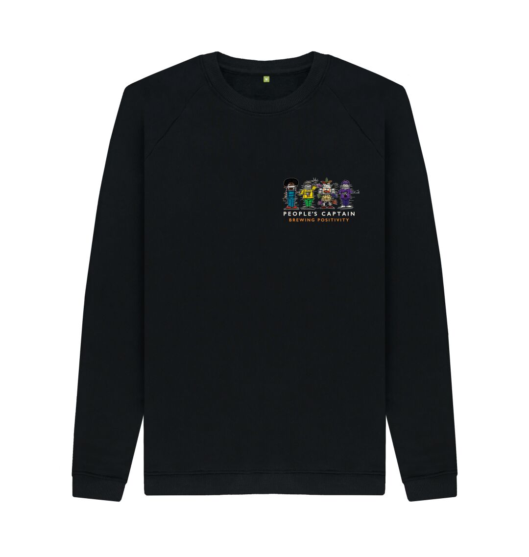 Black Men's Black People's Captain Sweatshirt