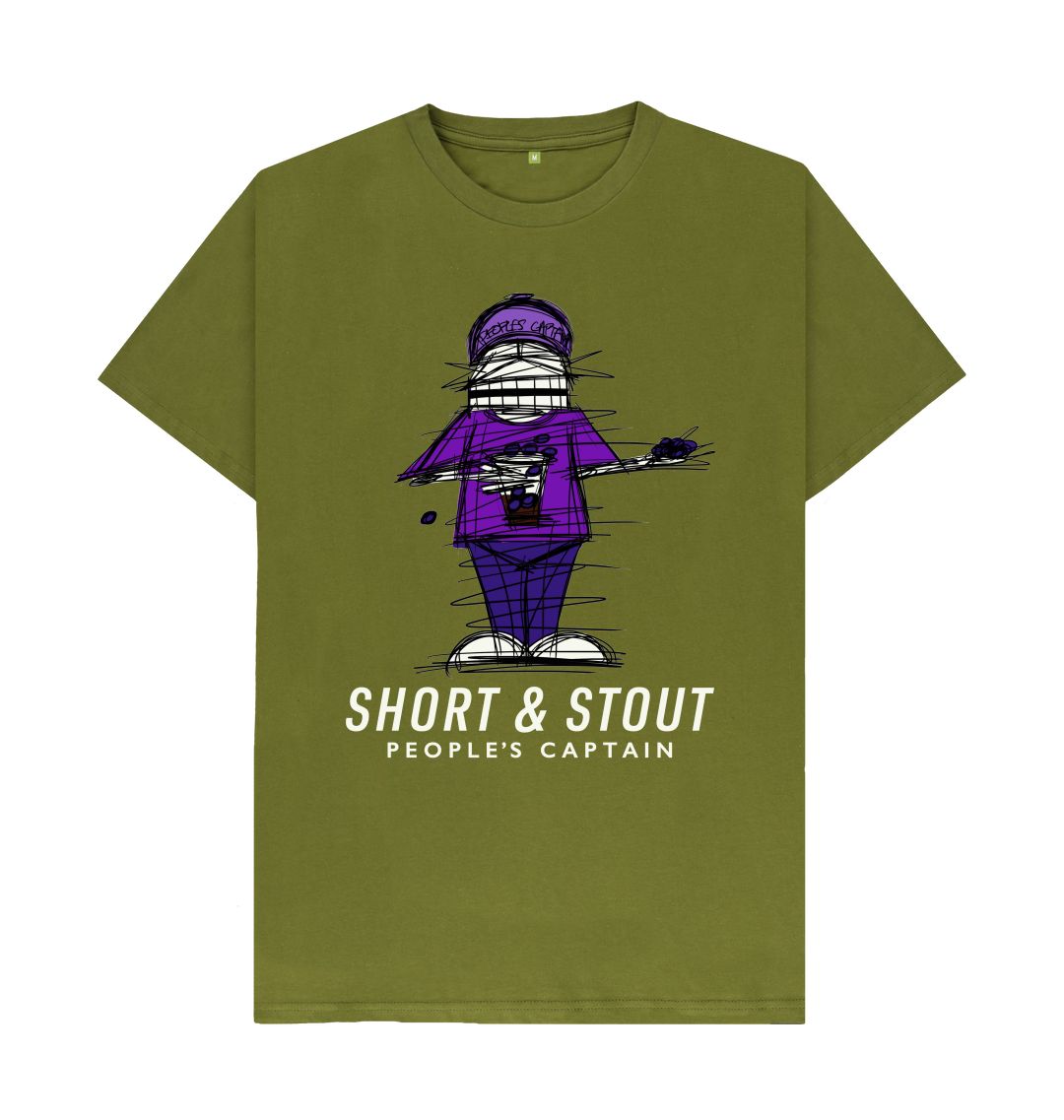 Moss Green Men's Short & Stout T-Shirt
