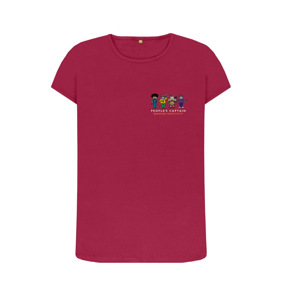 Cherry Women's Red People's Captain T-Shirt