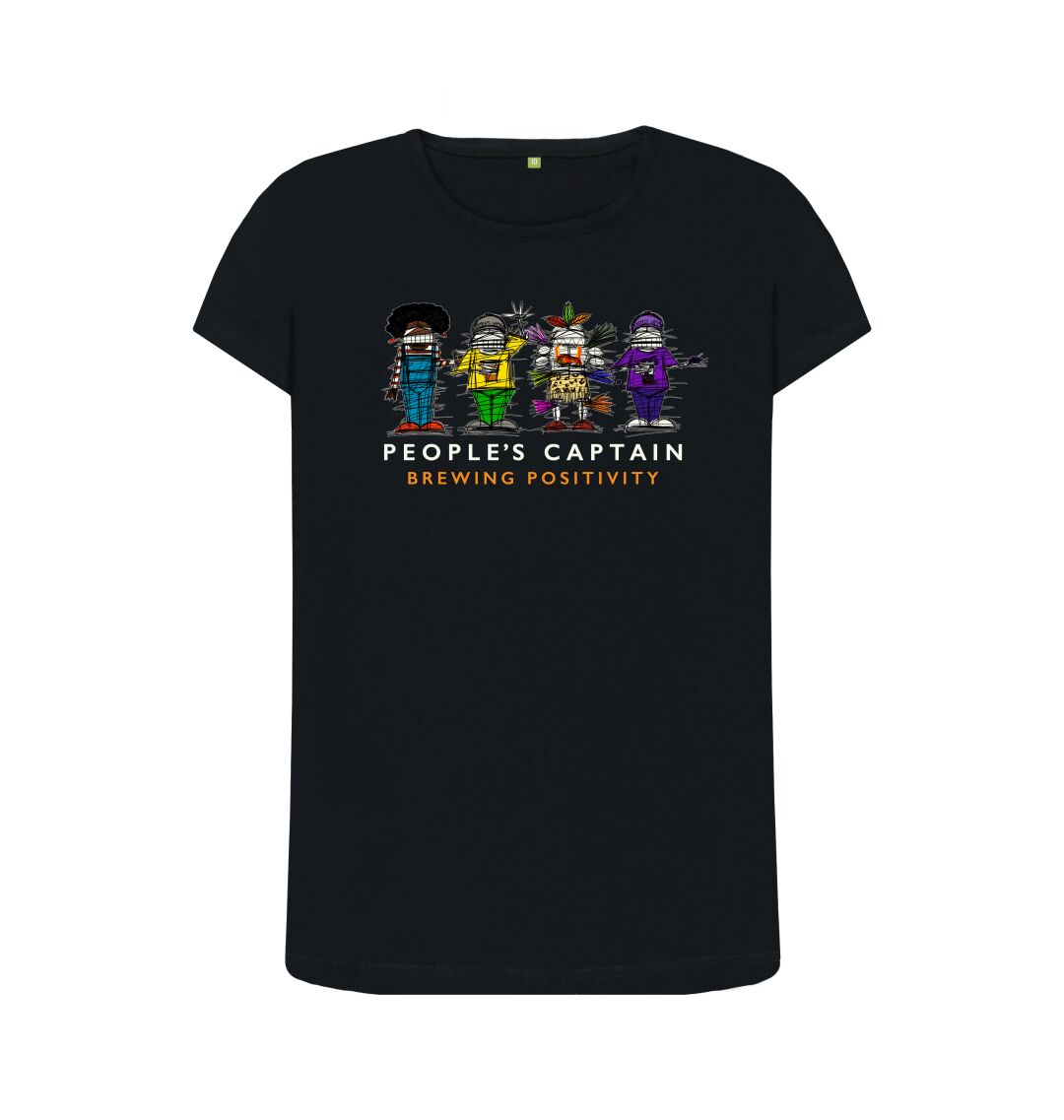 Black Women's Large Logo Black T-Shirt