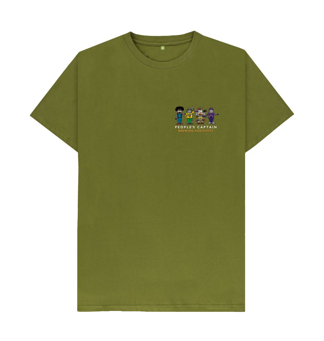 Moss Green Men's Green People's Captain T-Shirt