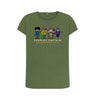 Khaki Women's Large Logo Green T-Shirt